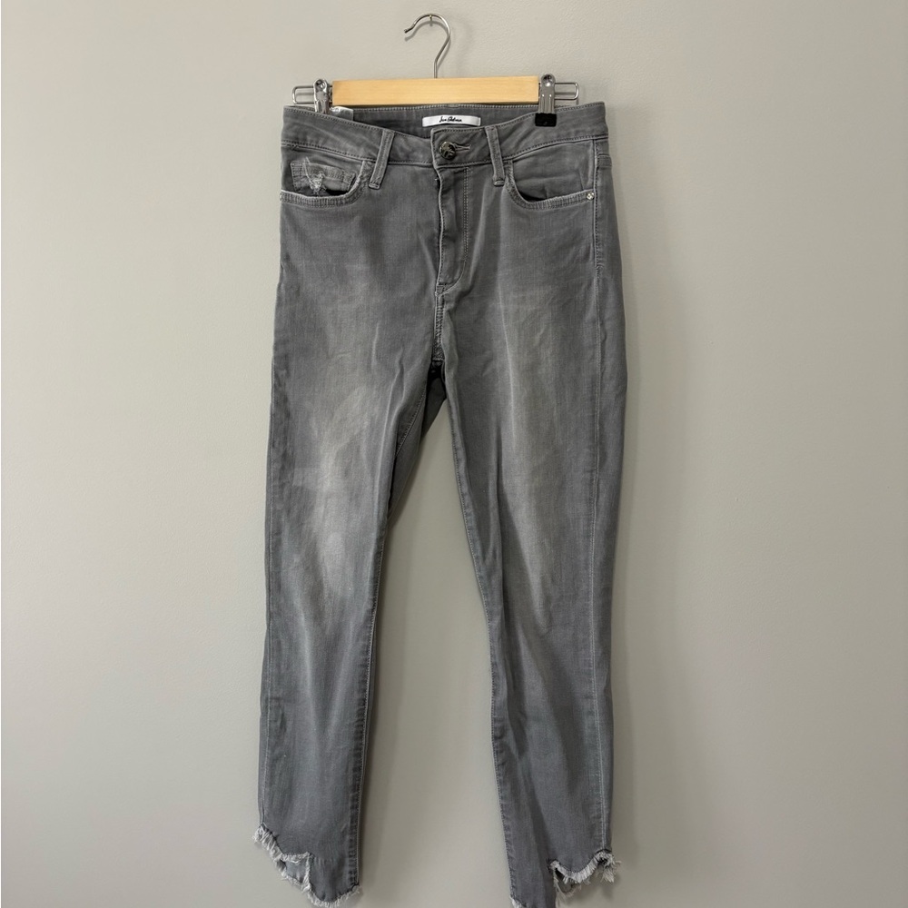Sam Edelman The Stiletto High Rise Skinny Crop Gray Jeans